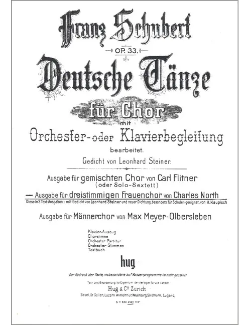 Deutsche Tänze